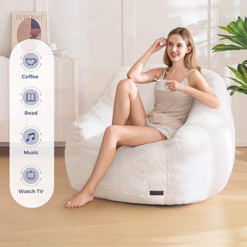 MAXYOYO Bean Bag Chair, Comfy Bean Bag Sofa - Image 3