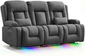 TUNYI Power Loveseat Recliner Sofa by Becomesyourhomepartner