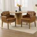 Upholstered Tufted Dining Chairs by DMFurniture
