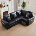RARZOE Faux Leather Sectional Sofa by RARZOE