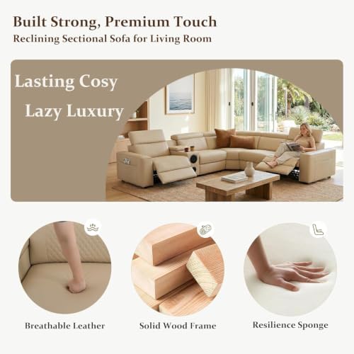 Power Recliner Sectional Sofa - Image 6