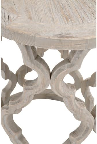 Starlight Canyon Home Gray End Table, Reclaimed Elm Wood - Image 5