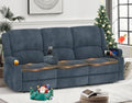 Yolsali 3 Seater Reclining Sofa, Reclining Couch Wall Hugger by SavortheHappyMoments