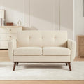56" Small Loveseat Sofa Mid Century Modern Mini Love Seat by KINGFUN-Anexcitingoption