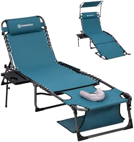 FUNDANGO 400lbs Heavy Duty Tanning Chair by FUNDANGO
