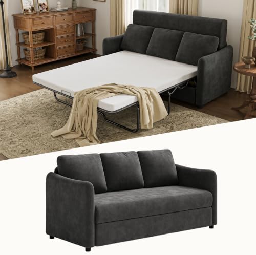 Sleeper Sofa 70" Loveseat with Pull Out Bed by JUDISELEX