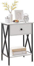 VECELO Nightstand, Modern Bedside End Table, Night Stand by VECELO