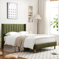 YUHUASHI Full Bed Frame，Platform Bed by YUHUASHI