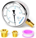 MEANLIN MEASURE 0~60Psi Stainless Steel 1/4" NPT 2.5" FACE DIAL Liquid Filled by MEANLINMEASURE