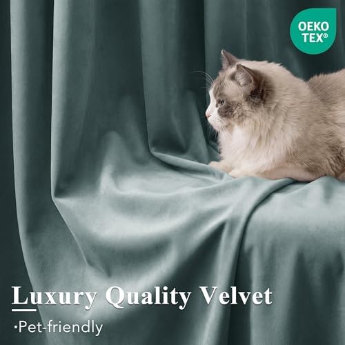StangH Dark Slate Velvet Curtains - Image 5