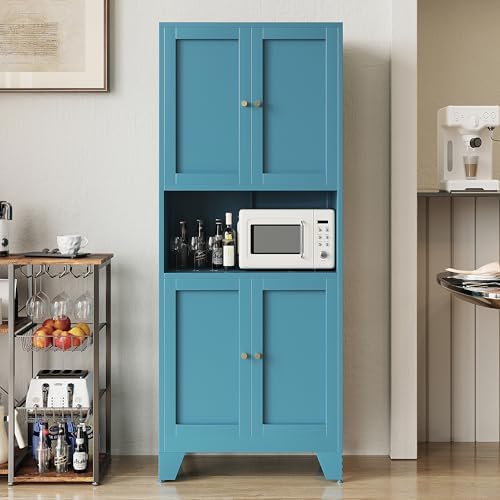 69" Tall Metal Pantry Cabinet - Image 2