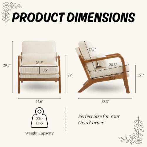 Karl home Mid-Century Modern Accent Reading Chair - Image 2