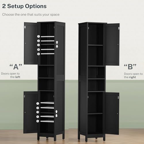 TEENFON 67" Tall Bathroom Cabinet - Image 5