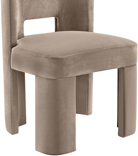 Meridian Furniture 945Taupe-C Zuno Collection Modern | Contemporary Dining Chair - Image 7