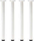 QLLY 27.5 inch / 70cm Adjustable Metal Desk Legs, Heavy Duty Furniture Table by QLLY