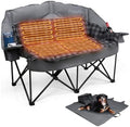 Heated Padded Double Camping Chair by Pcuauld
