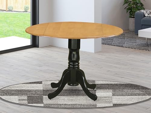 East West Furniture DLT-OBK-TP Dublin Kitchen Table - Image 2
