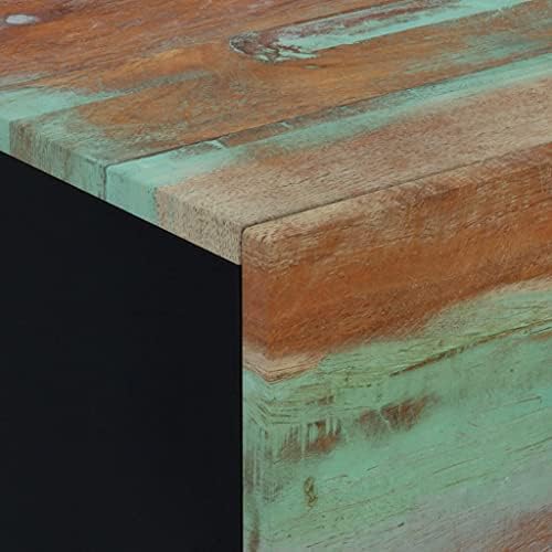 vidaXL Bedside Cabinets 2 pcs 15.7"x13"x18.1" Solid Wood Reclaimed - Image 4