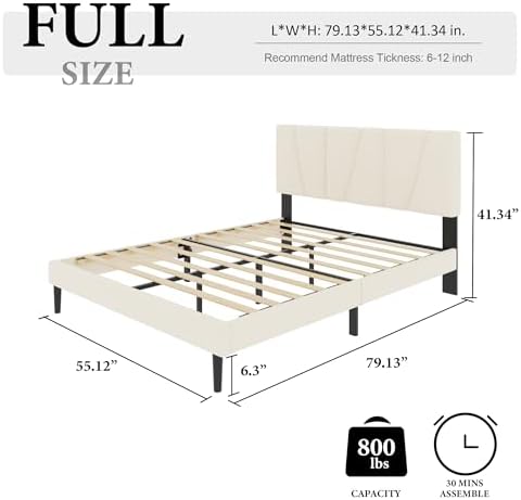 HAOARA Full Size Bed Frame - Image 2
