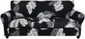 SearchI Stretch Sofa Cover Printed Couch Cover, Floral Pattern 4 Pieces Sofa by SearchI