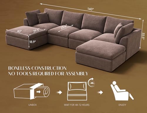 ohllob Oversized Cloud Sectional Couches - Image 2