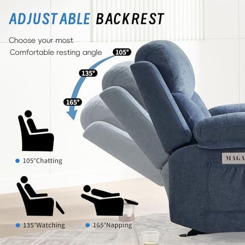 Manual Rocker Recliner Chair for Adults - Image 4