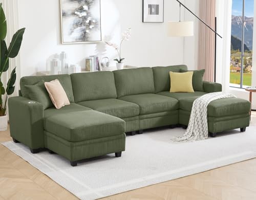 127" Modular Sectional Couch by Enjoyacomfortablehomelife