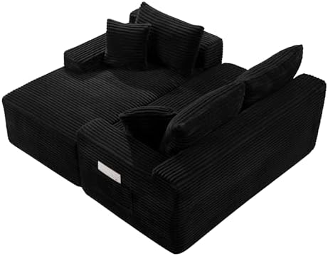 106-Inch Oversized U-Shaped Left Facing Corner Compressed Sofa Modular Boneless - Image 7