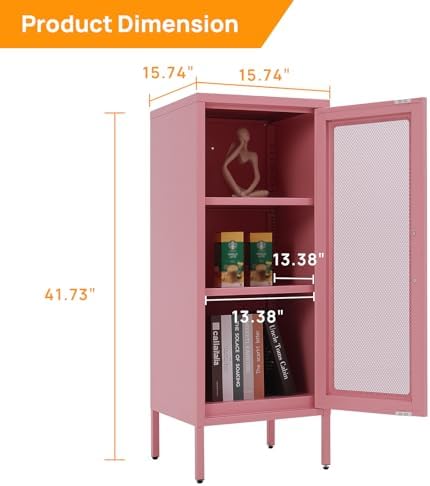 ALBAD Slim Metal Storage Cabinet - Image 3