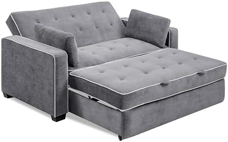 Serta Ainsley 72.6" Convertible Sleeper Sofa, Queen Size, Dreamcoil Comfort - Image 4