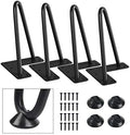 SMARTSTANDARD 6 Inch Heavy Duty Hairpin Furniture Legs by SMARTSTANDARD