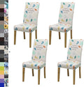 Dining Chair Covers, Stretch Seat Covers, Washable Furniture Protector by BIETYONE