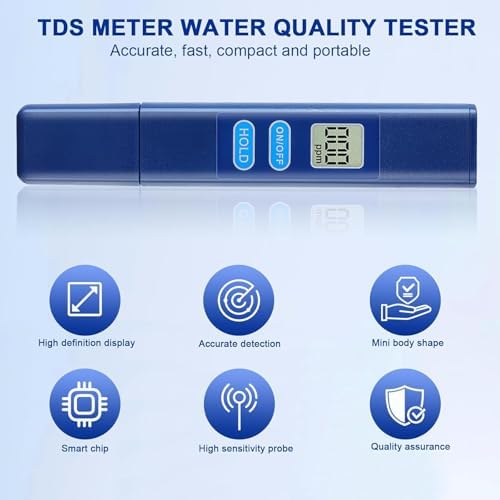 Water Tester for Drinking Water, Digital TDS Meter - Image 6