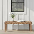 Outdoor Rattan Backless Bench by AVCONNECT