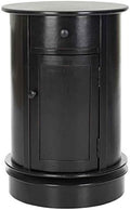 SAFAVIEH Tabitha Wood Side Table, 17.7" Distressed Black AMH5712B by Unknown