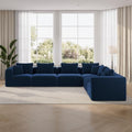 Novilla 141" Modular Sectional Sofa, L Shape Plush Sectional Couch, Modern by Novilla
