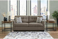 Signature Design by Ashley Chenille Sofa, Chocolate Brown by Unknown