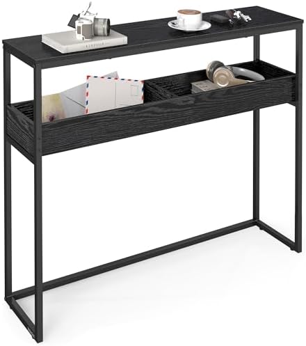 VASAGLE 39.4 Inches Console Table, Narrow Sofa Table by VASAGLEbySONGMICSHOME