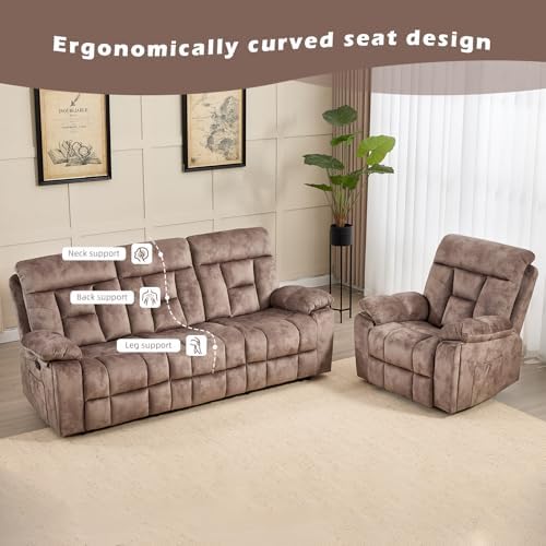 CANMOV Recliner Sofa Set, Power Lift Recliner - Image 4