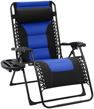 JEAREY Zero Gravity Chair, Oversized Padded Recliner by JEAREYOutdoorsCollection