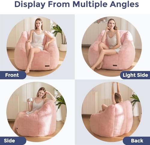 MAXYOYO Bean Bag Chair, Comfy Bean Bag Sofa - Image 4
