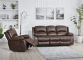 Betsy Furniture 2PC Faux Leather Reclining Couch Set, Living Room Furniture Set by BetsyFurniture