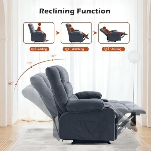 MAHOMICO Recliner Sofa with Cup Holders - Image 6