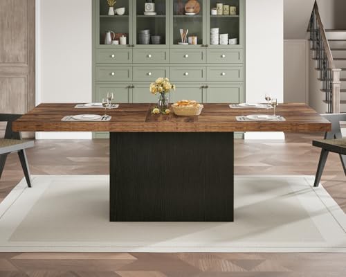 HSH 71" Rustic Brown Dining Table - Image 6