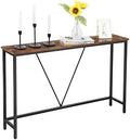 VASAGLE 47.2 Inches Console Sofa Table, Narrow Entryway Table by VASAGLEbySONGMICSHOME