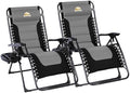 Colegence Oversized Zero Gravity Chairs Set of 2, 400-lb Capacity Recliner by ColegenceOutdoor