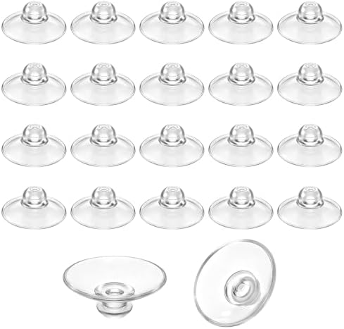 20 Pack 30mm/1.2" Clear Small Suction Cups by Unknown