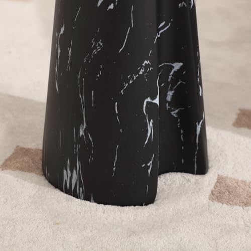 Modern Faux Marble Bedside Table - Image 6