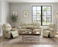 Manual Recliner Sofa Set, Bonded Leather Modern Living Room Furniture Sets by Unknown