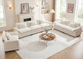 Oprisen 3 Pieces Cloud Couch Set, Upholstered Comfy Modular Sectional Sofa Deep by Oprisen